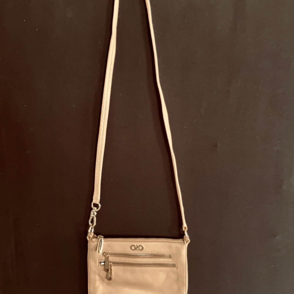 Cole Hahn Soft Tan Leather Crossbody Bag